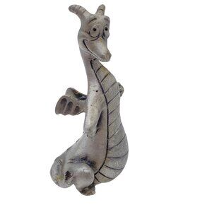 Vintage Figment Dragon Pewter Figurine Walt Disney Epcot Uncommon 2.5